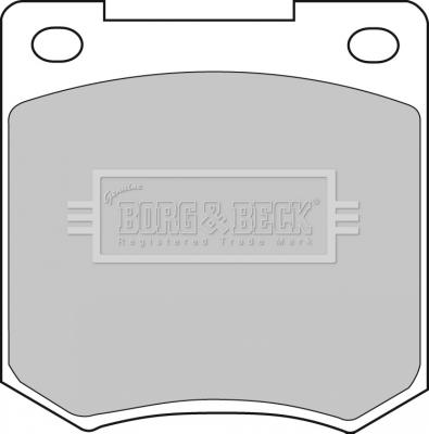 Borg & Beck BBP1054 - Гальмівні колодки, дискові гальма autocars.com.ua