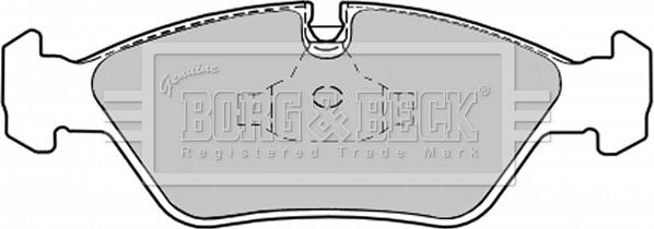 Borg & Beck BBP1067 - Гальмівні колодки, дискові гальма autocars.com.ua