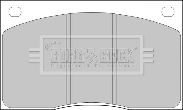 Borg & Beck BBP1074 - Гальмівні колодки, дискові гальма autocars.com.ua