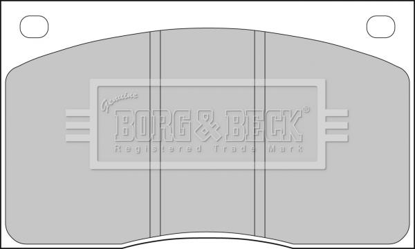 Borg & Beck BBP1074 - Тормозные колодки, дисковые, комплект avtokuzovplus.com.ua