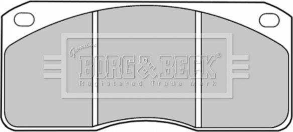 Borg & Beck BBP1083 - Тормозные колодки, дисковые, комплект avtokuzovplus.com.ua