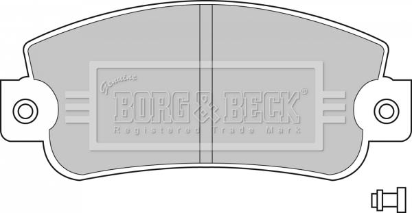 Borg & Beck BBP1094 - Тормозные колодки, дисковые, комплект autodnr.net