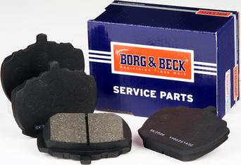Borg & Beck BBP1098 - Гальмівні колодки, дискові гальма autocars.com.ua