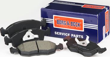 Borg & Beck BBP1100 - Гальмівні колодки, дискові гальма autocars.com.ua