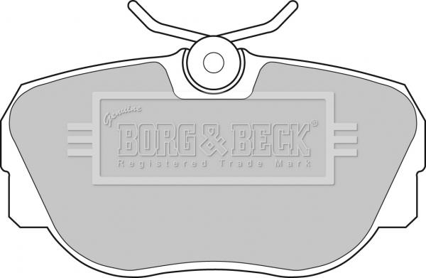 Borg & Beck BBP1119 - Тормозные колодки, дисковые, комплект avtokuzovplus.com.ua