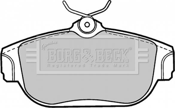 Borg & Beck BBP1120 - Тормозные колодки, дисковые, комплект avtokuzovplus.com.ua