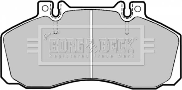 Borg & Beck BBP1121 - Тормозные колодки, дисковые, комплект autodnr.net