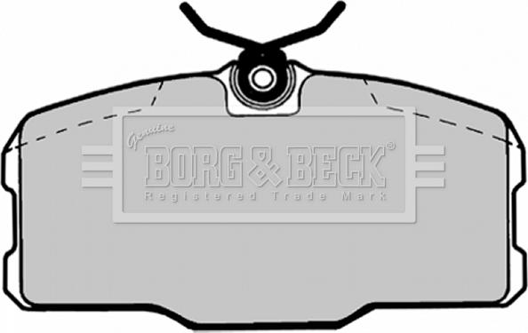 Borg & Beck BBP1145 - Гальмівні колодки, дискові гальма autocars.com.ua