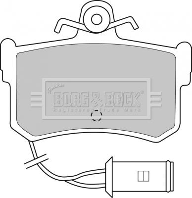 BENDIX 572124B - Гальмівні колодки, дискові гальма autocars.com.ua