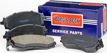 Borg & Beck BBP1173 - Тормозные колодки, дисковые, комплект avtokuzovplus.com.ua