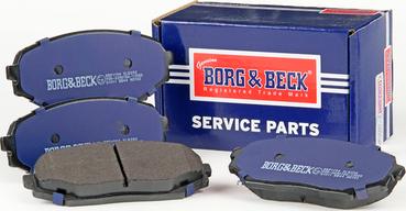 Borg & Beck BBP1194 - Тормозные колодки, дисковые, комплект avtokuzovplus.com.ua