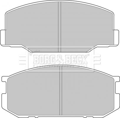 Borg & Beck BBP1196 - Гальмівні колодки, дискові гальма autocars.com.ua