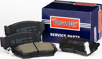 Borg & Beck BBP1197 - Гальмівні колодки, дискові гальма autocars.com.ua