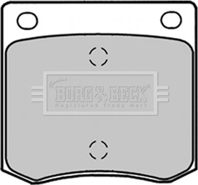 Borg & Beck BBP1274 - Тормозные колодки, дисковые, комплект autodnr.net