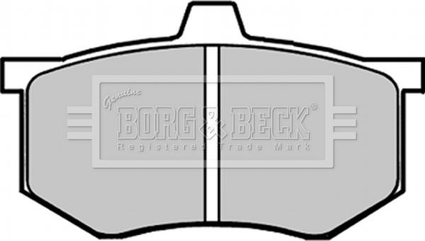 Borg & Beck BBP1275 - Тормозные колодки, дисковые, комплект avtokuzovplus.com.ua