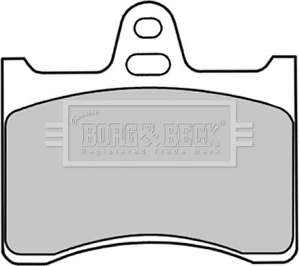 Borg & Beck BBP1277 - Тормозные колодки, дисковые, комплект avtokuzovplus.com.ua