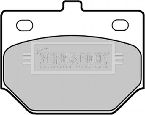 Borg & Beck BBP1286 - Гальмівні колодки, дискові гальма autocars.com.ua