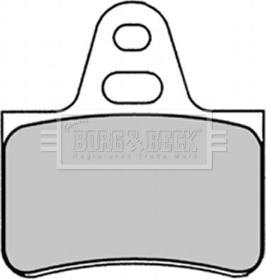 Borg & Beck BBP1290 - Гальмівні колодки, дискові гальма autocars.com.ua