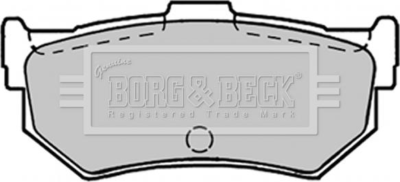 Borg & Beck BBP1297 - Гальмівні колодки, дискові гальма autocars.com.ua