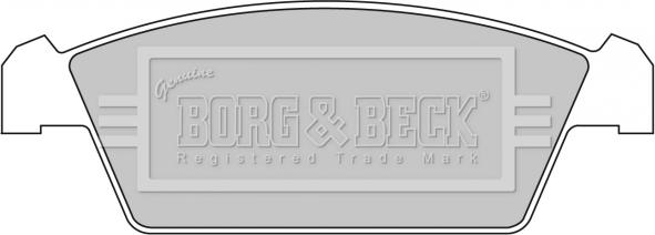 Borg & Beck BBP1299 - Гальмівні колодки, дискові гальма autocars.com.ua