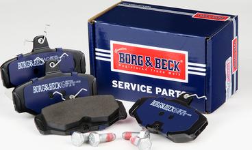 Borg & Beck BBP1302 - Тормозные колодки, дисковые, комплект avtokuzovplus.com.ua