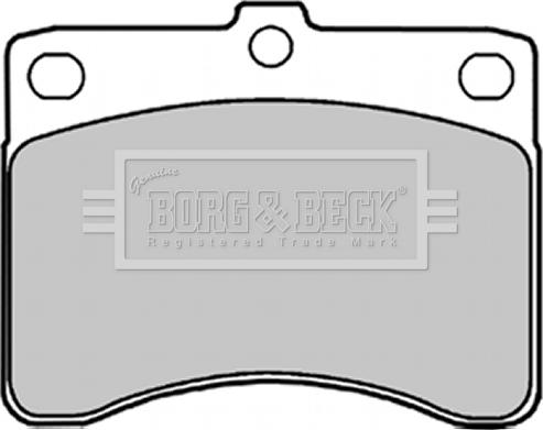 Borg & Beck BBP1303 - Тормозные колодки, дисковые, комплект autodnr.net