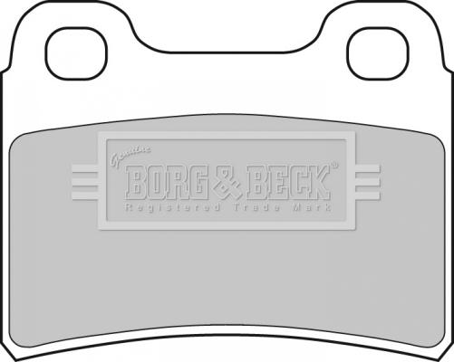 Borg & Beck BBP1304 - Гальмівні колодки, дискові гальма autocars.com.ua