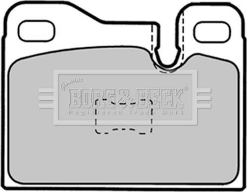 Borg & Beck BBP1337 - Гальмівні колодки, дискові гальма autocars.com.ua