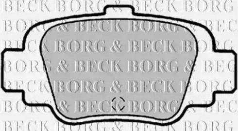 Borg & Beck BBP1339 - Тормозные колодки, дисковые, комплект avtokuzovplus.com.ua