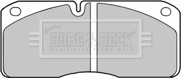 Borg & Beck BBP1364 - Тормозные колодки, дисковые, комплект autodnr.net