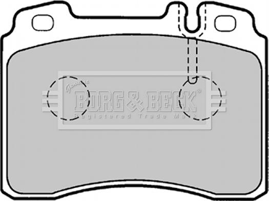 Borg & Beck BBP1367 - Тормозные колодки, дисковые, комплект autodnr.net