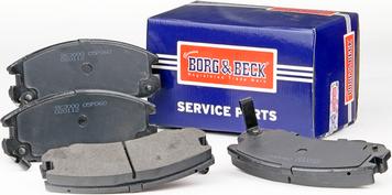 Borg & Beck BBP1375 - Тормозные колодки, дисковые, комплект avtokuzovplus.com.ua