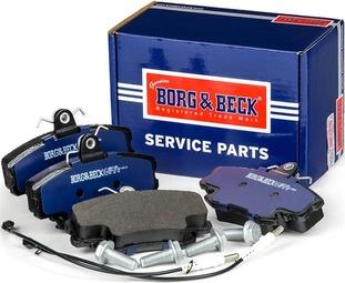 Borg & Beck BBP1386 - Тормозные колодки, дисковые, комплект autodnr.net