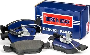 Borg & Beck BBP1396 - Гальмівні колодки, дискові гальма autocars.com.ua