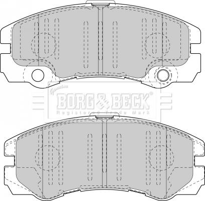 Borg & Beck BBP1419 - Гальмівні колодки, дискові гальма autocars.com.ua