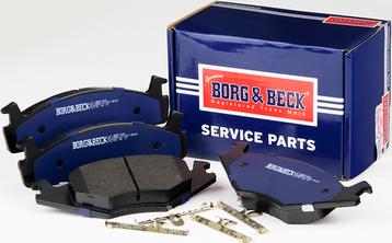 Borg & Beck BBP1420 - Тормозные колодки, дисковые, комплект avtokuzovplus.com.ua