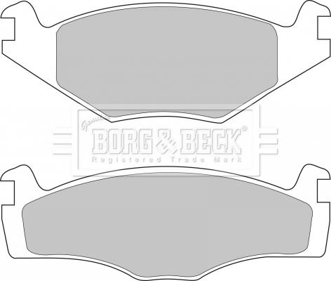 Borg & Beck BBP1420 - Тормозные колодки, дисковые, комплект avtokuzovplus.com.ua