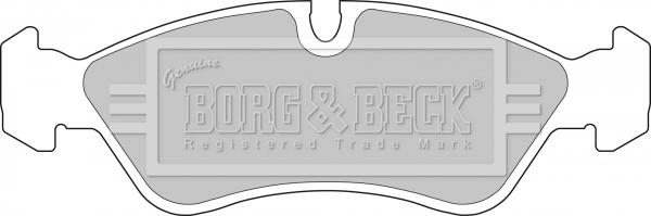 Borg & Beck BBP1423 - Тормозные колодки, дисковые, комплект autodnr.net