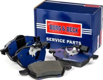 Borg & Beck BBP1447 - Гальмівні колодки, дискові гальма autocars.com.ua