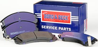 Borg & Beck BBP1449 - Тормозные колодки, дисковые, комплект autodnr.net