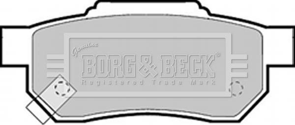 Borg & Beck BBP1453 - Тормозные колодки, дисковые, комплект autodnr.net
