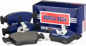 Borg & Beck BBP1454 - Тормозные колодки, дисковые, комплект autodnr.net