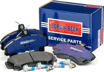 Borg & Beck BBP1458 - Тормозные колодки, дисковые, комплект autodnr.net