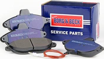 Borg & Beck BBP1461 - Тормозные колодки, дисковые, комплект avtokuzovplus.com.ua