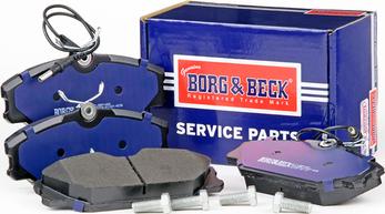 Borg & Beck BBP1466 - Гальмівні колодки, дискові гальма autocars.com.ua