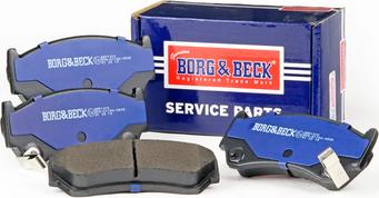 Borg & Beck BBP1470 - Гальмівні колодки, дискові гальма autocars.com.ua