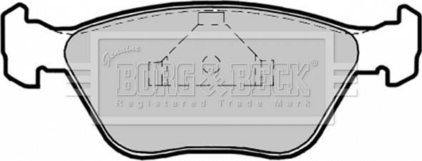 Borg & Beck BBP1475 - Гальмівні колодки, дискові гальма autocars.com.ua