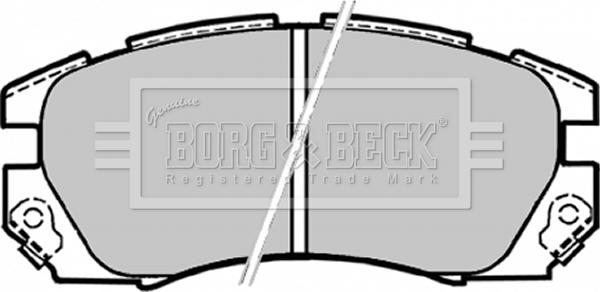 Borg & Beck BBP1479 - Тормозные колодки, дисковые, комплект autodnr.net