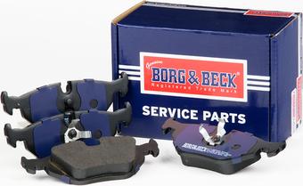 Borg & Beck BBP1493 - Тормозные колодки, дисковые, комплект avtokuzovplus.com.ua