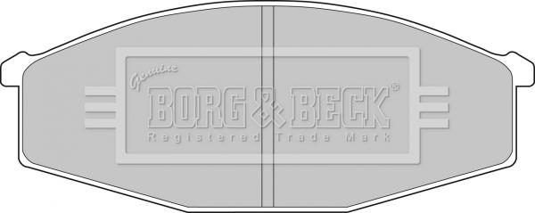 Borg & Beck BBP1497 - Гальмівні колодки, дискові гальма autocars.com.ua